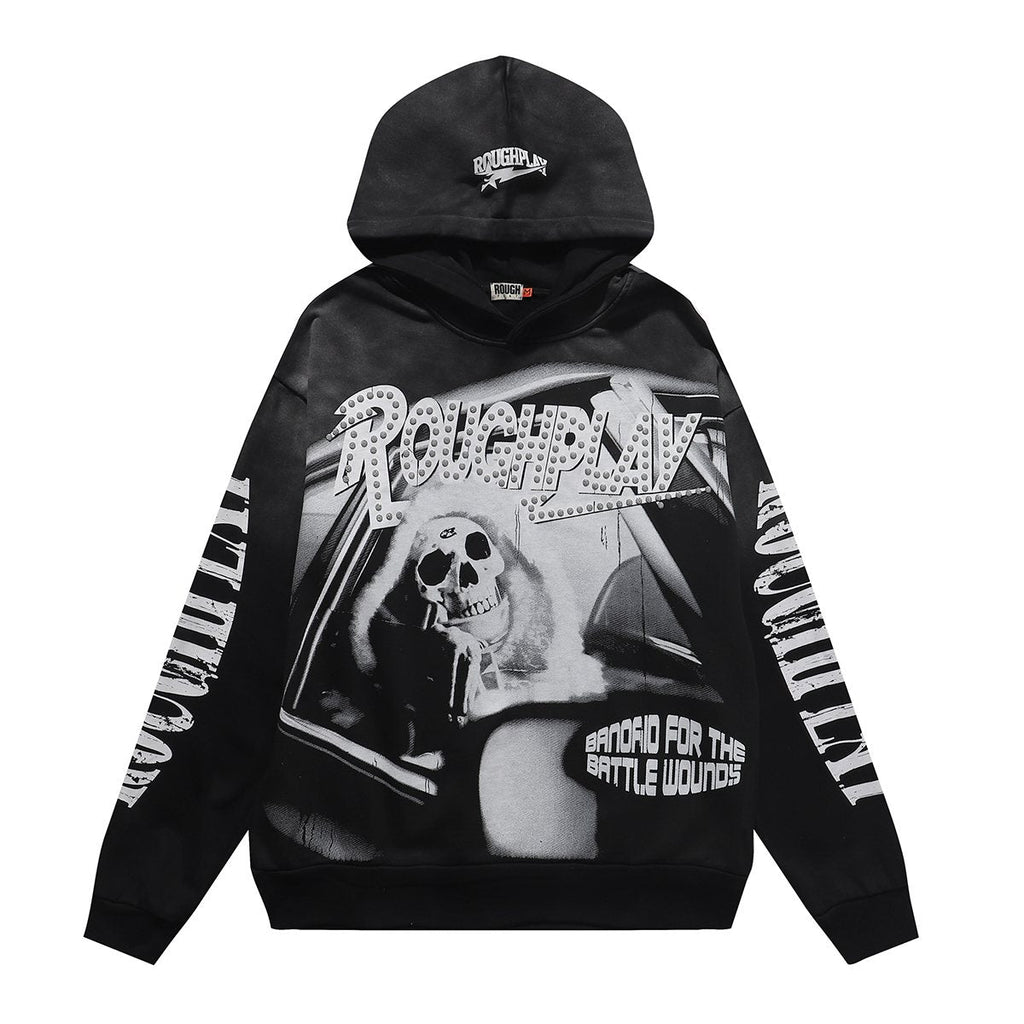 Rough Play In the Car Graphic Hoodie