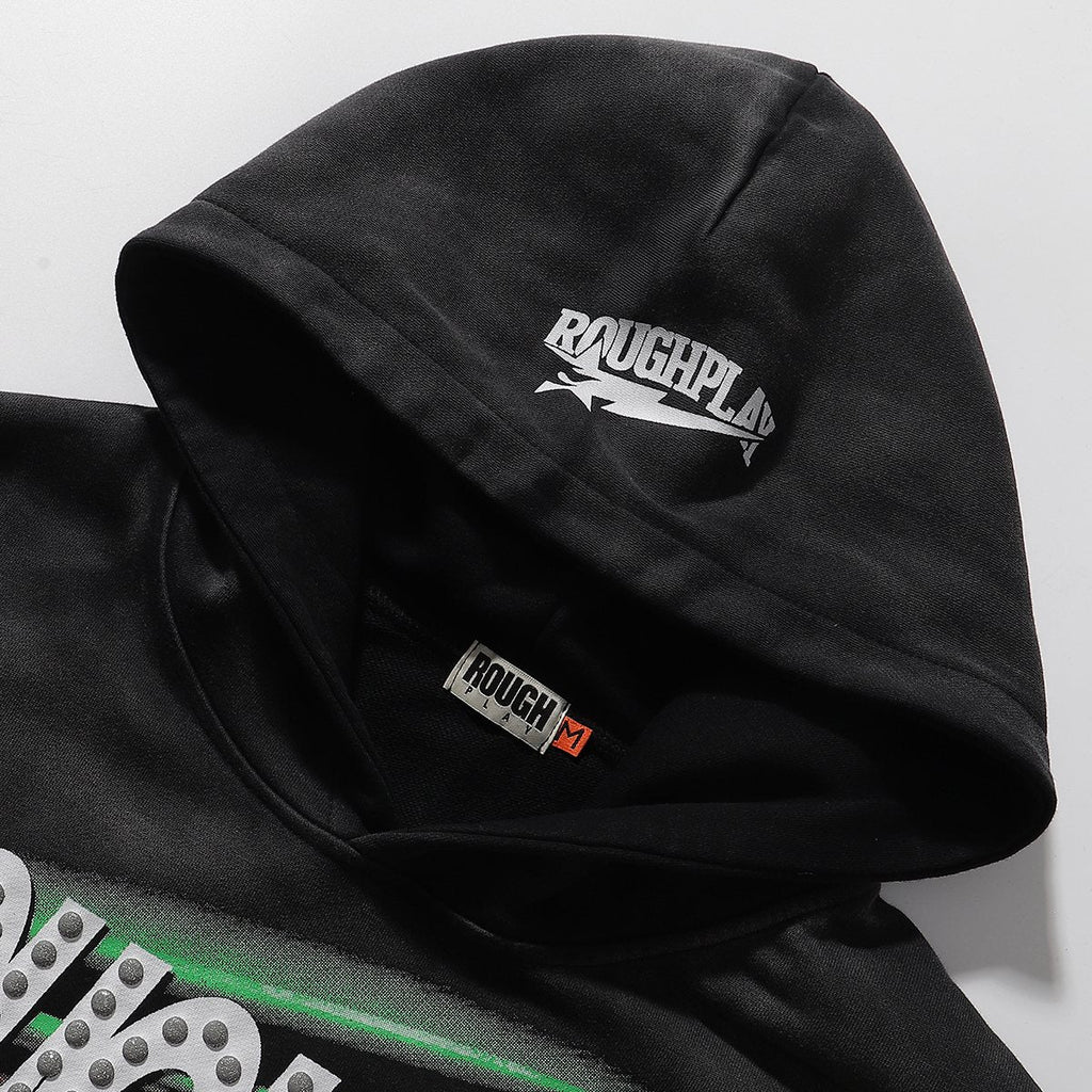 Rough Play In Car Skull Graphic Hoodie