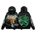 Rough Play In Car Skull Graphic Hoodie