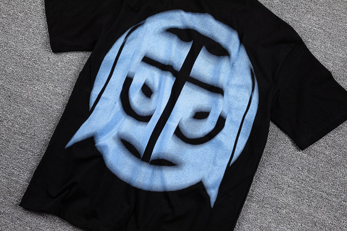 Glazagod Blue Graphic Short-Sleeve T-Shirt