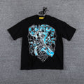GUAPI Blue Graphic Short-Sleeve T-Shirt