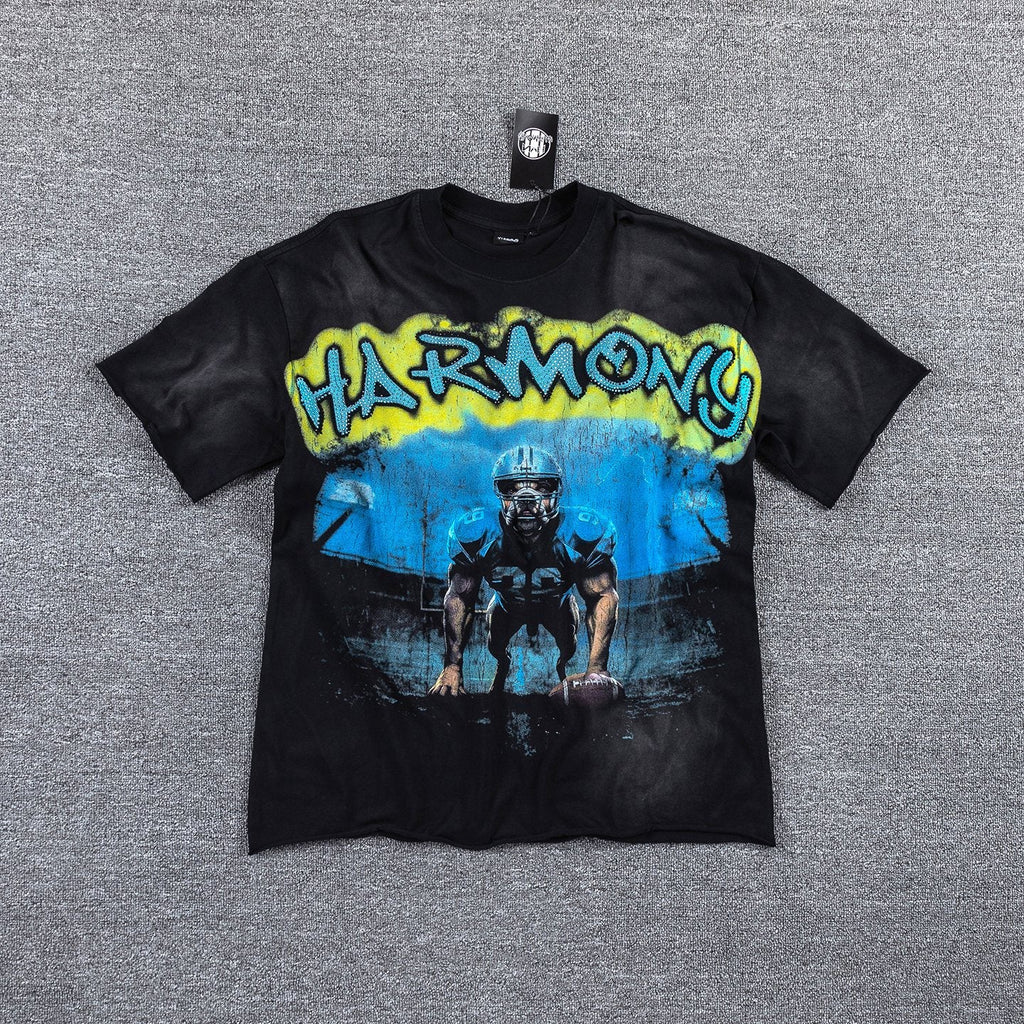 HARMONY Football Graphic Short-Sleeve T-Shirt