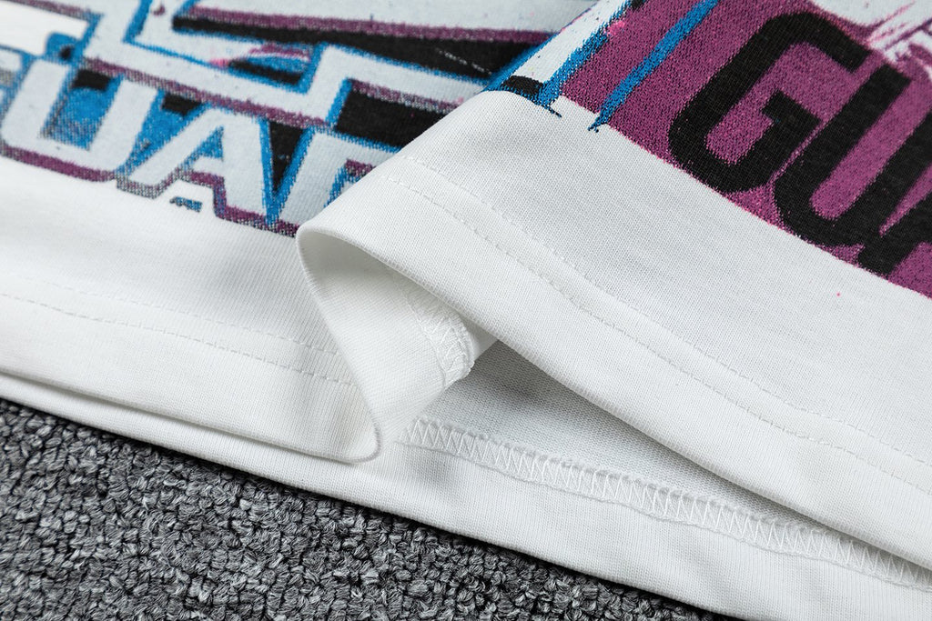 GUAPI Racing Geometric Short-Sleeve T-Shirt