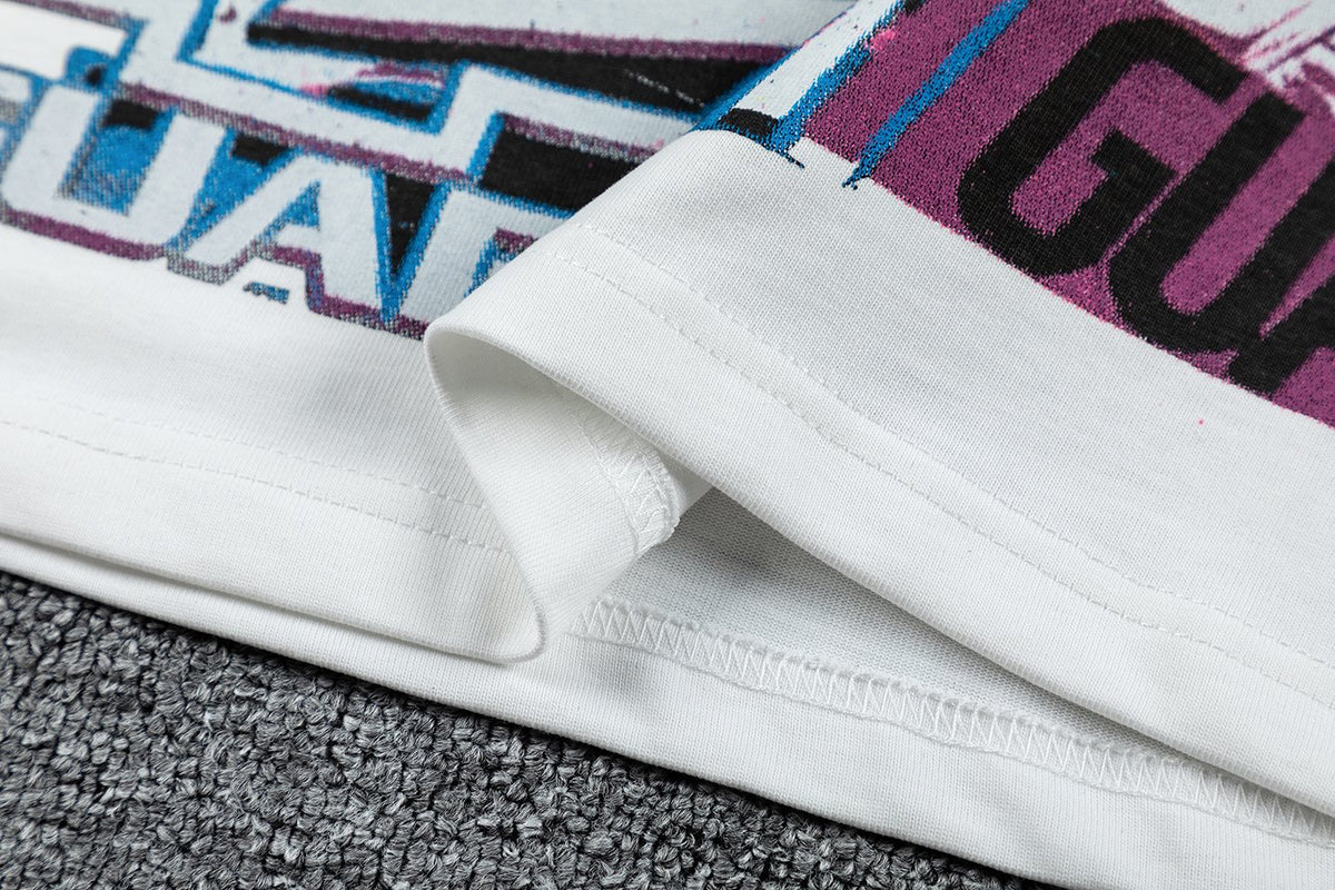 GUAPI Racing Geometric Short-Sleeve T-Shirt