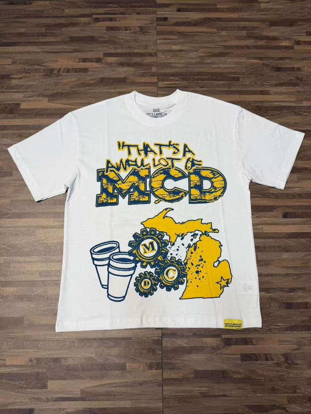 THAT'S A AWFUL LOT OF COUGH SYRUP Front & Back Graphic T-Shirt