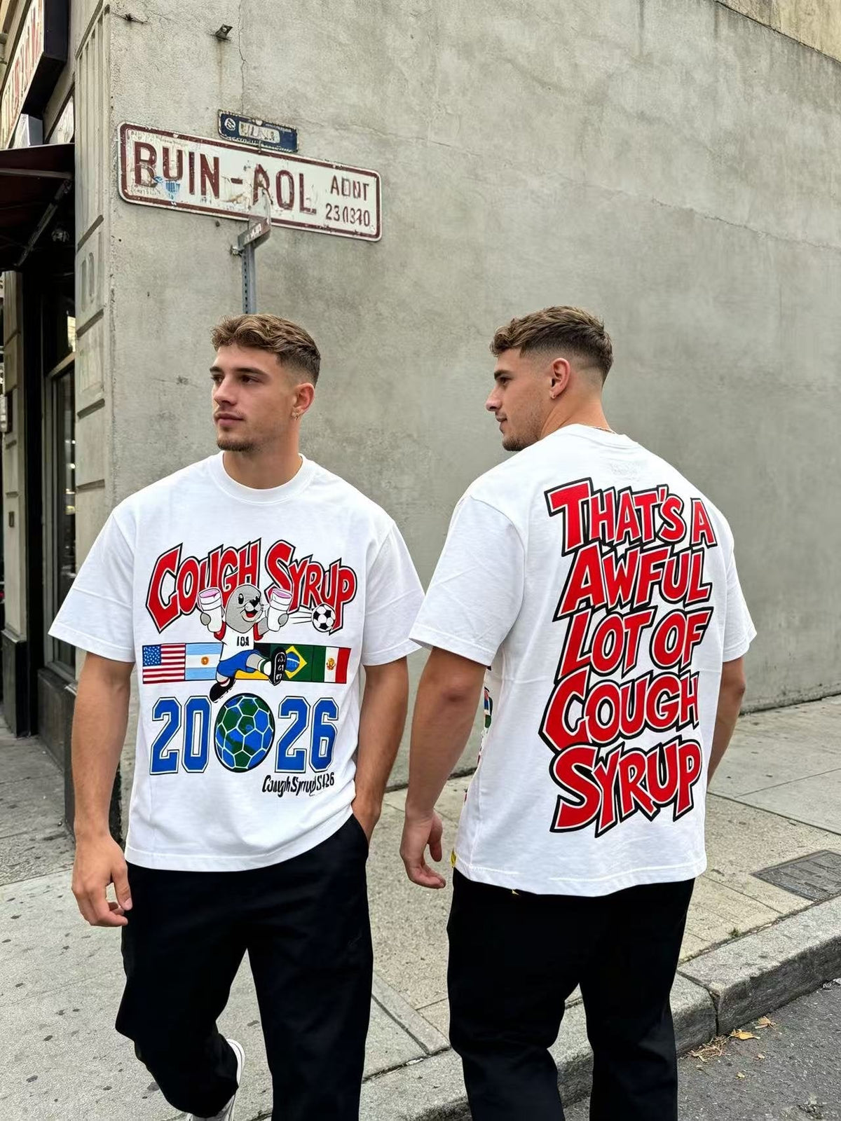 THAT'S A AWFUL LOT OF COUGH SYRUP Soccer Graphic T-Shirt