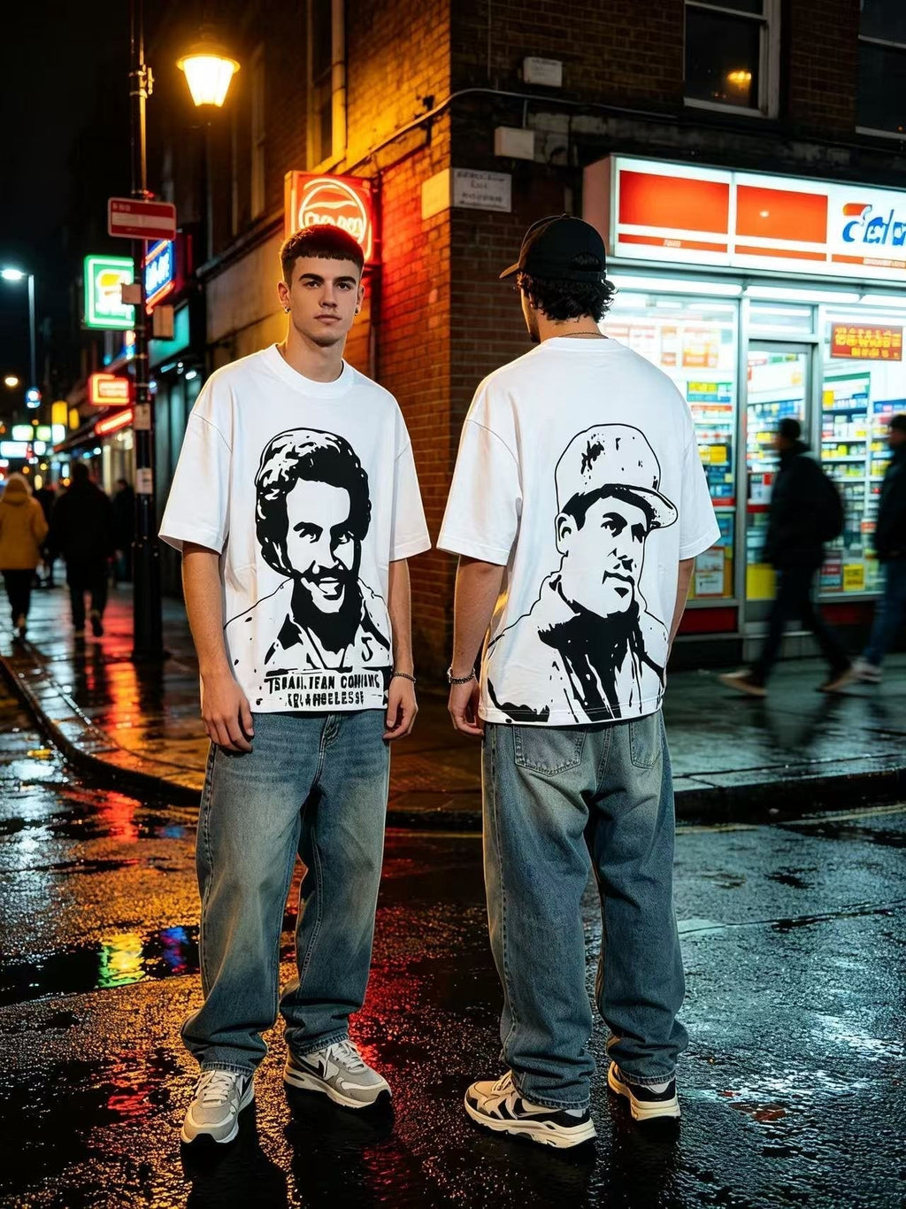ASAALL Portrait Graphic Short-Sleeve T-Shirt