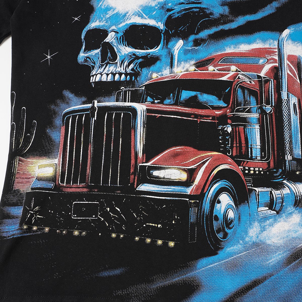 Godspeed Truck & Skull Graphic Short-Sleeve T-Shirt