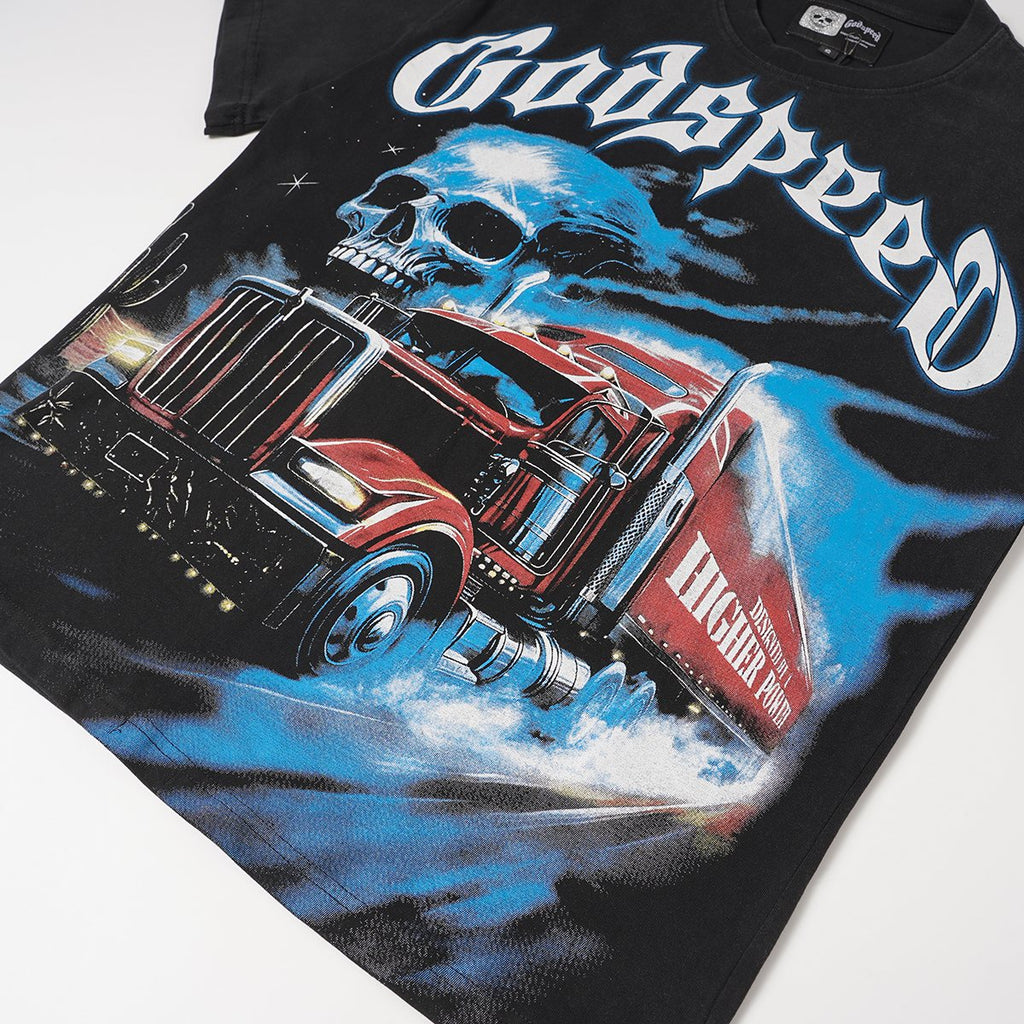 Godspeed Truck & Skull Graphic Short-Sleeve T-Shirt