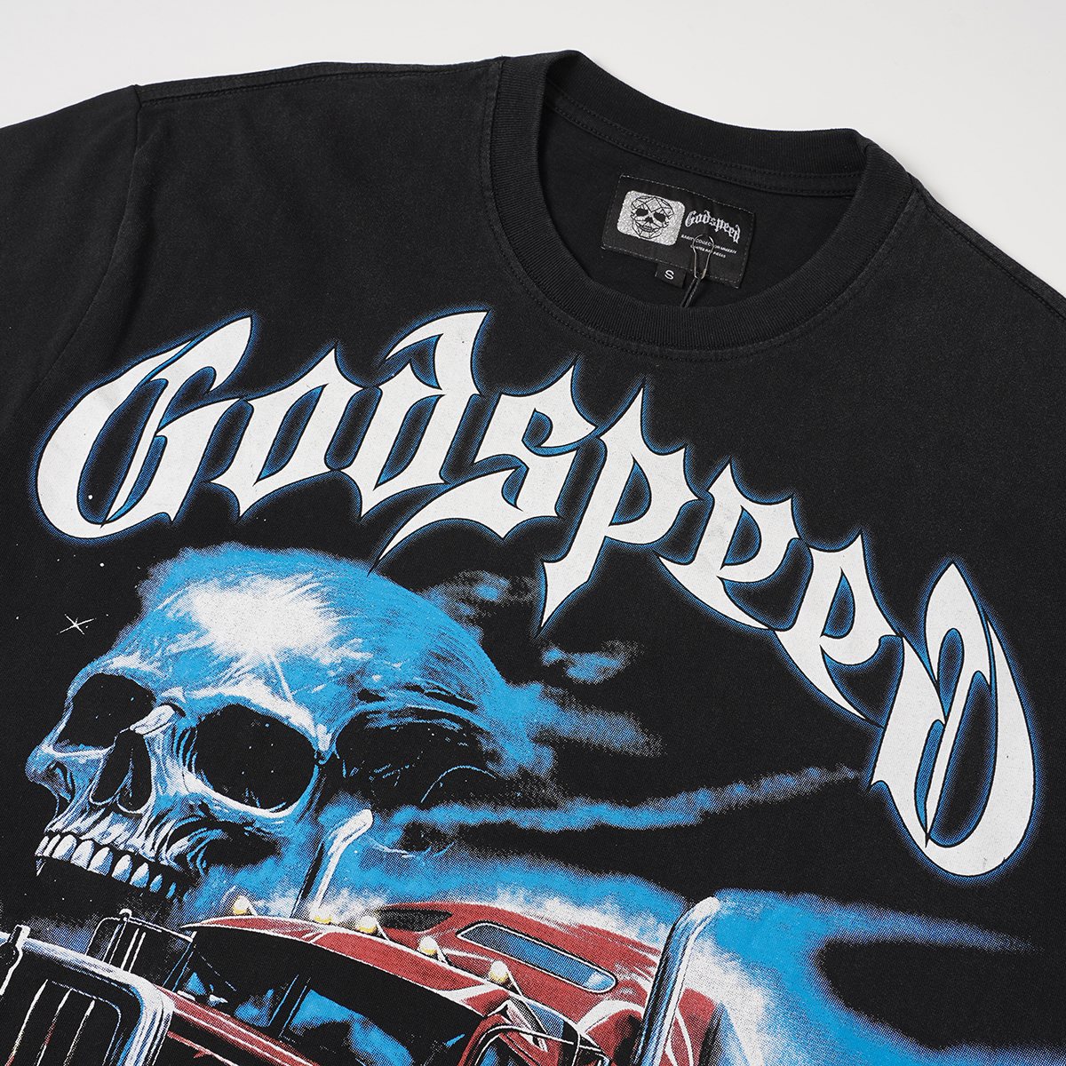 Godspeed Truck & Skull Graphic Short-Sleeve T-Shirt