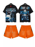 Godspeed Space Basketball Out Of Many One T-Shirt & Shorts Set