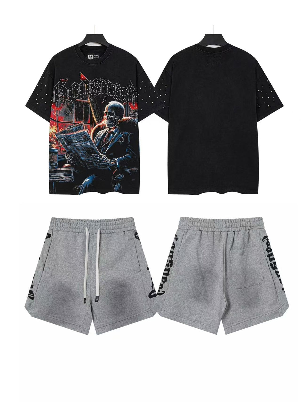 Godspeed Astronaut Rider Graphic T-Shirt and Shorts Set