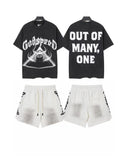 Godspeed Out Of Many One Eye Triangle T-Shirt & Shorts Set