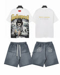 Godspeed Mission Completed Graphic T-Shirt & Shorts Set