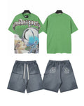 Godspeed Astronaut Graphic Tee and Shorts Set