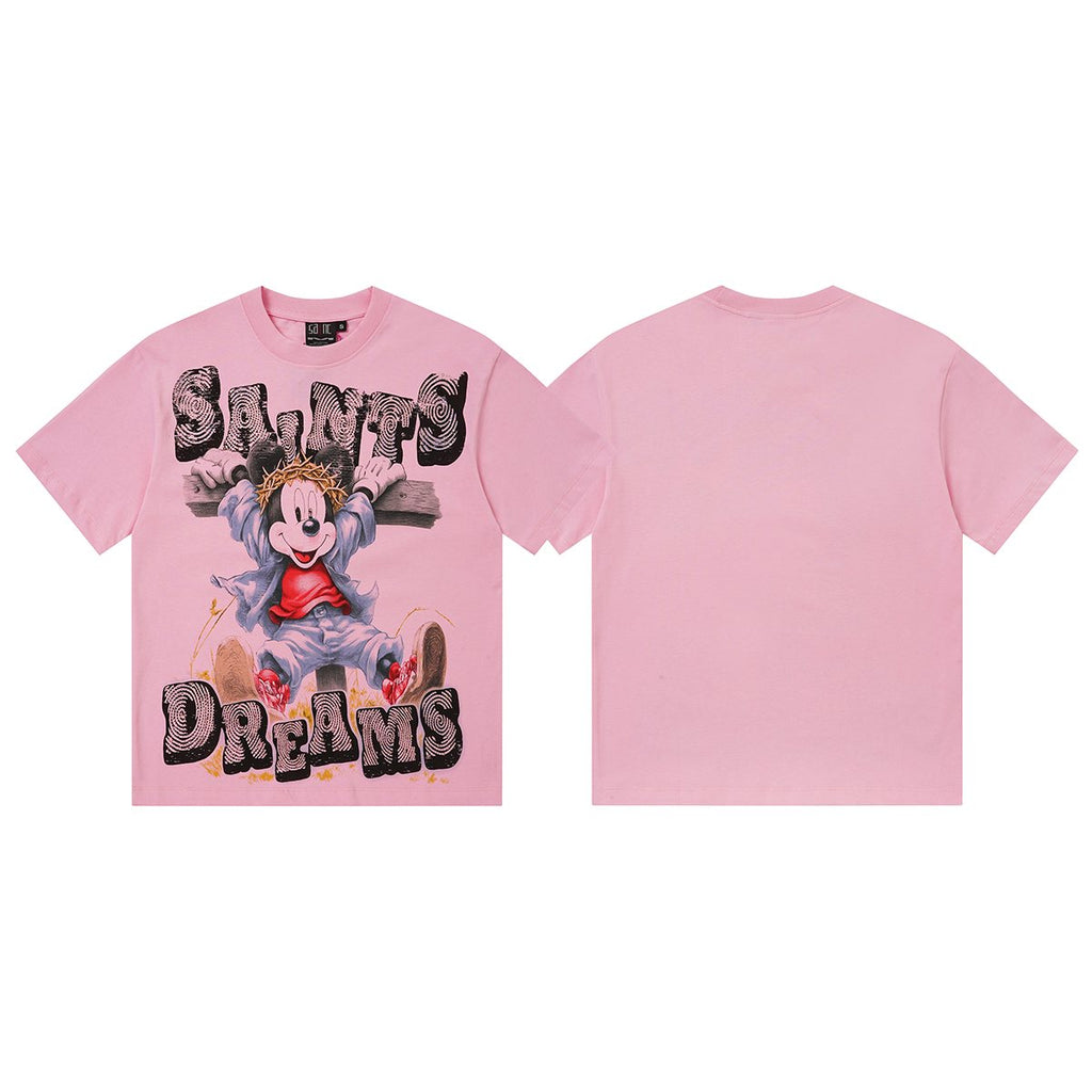SAINT Dreams Rhinestone Graphic T-Shirt