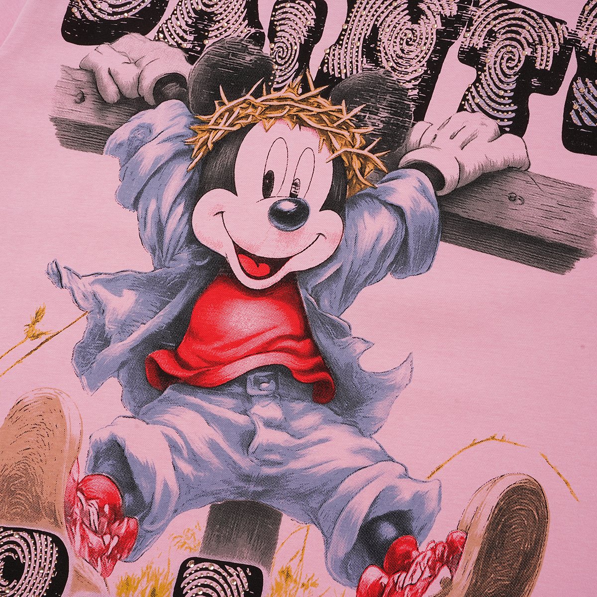 SAINT Dreams Rhinestone Graphic T-Shirt