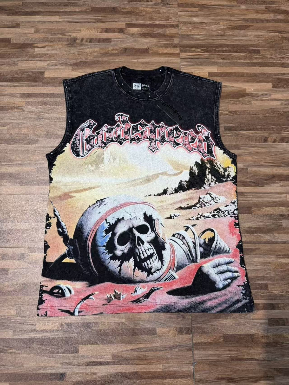 Godspeed Desert Skull Sleeveless T-Shirt
