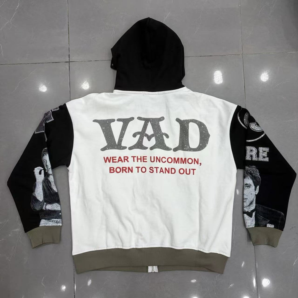VARE ALL DAY Scarface Graphic Zip Hoodie
