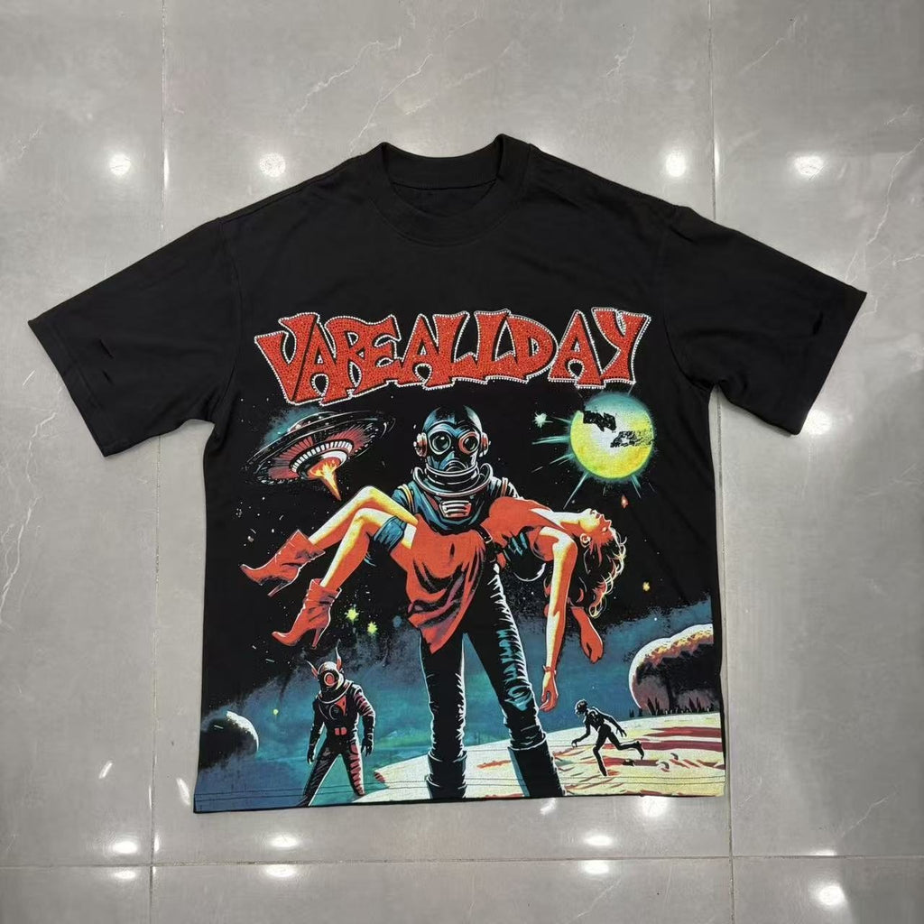 VARE ALL DAY Front & Back Graphic T-Shirt
