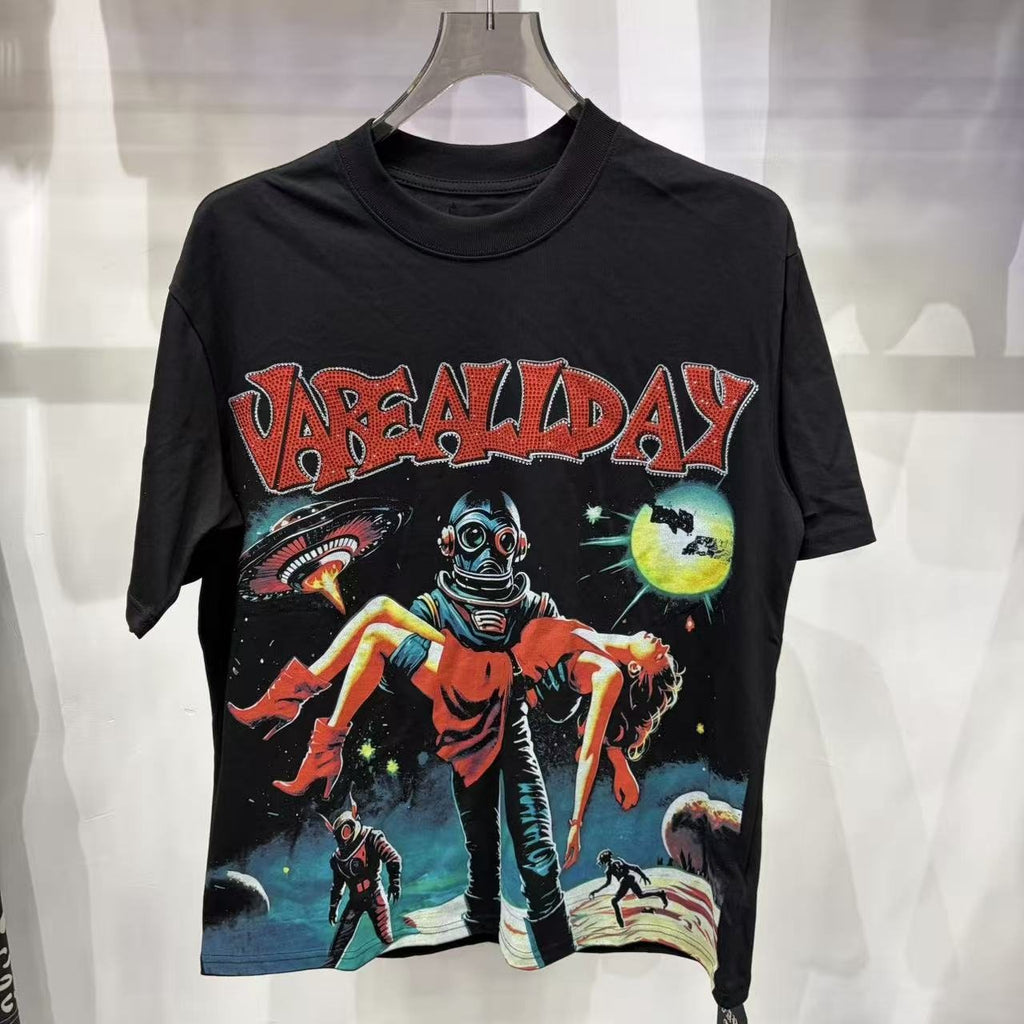 VARE ALL DAY Front & Back Graphic T-Shirt
