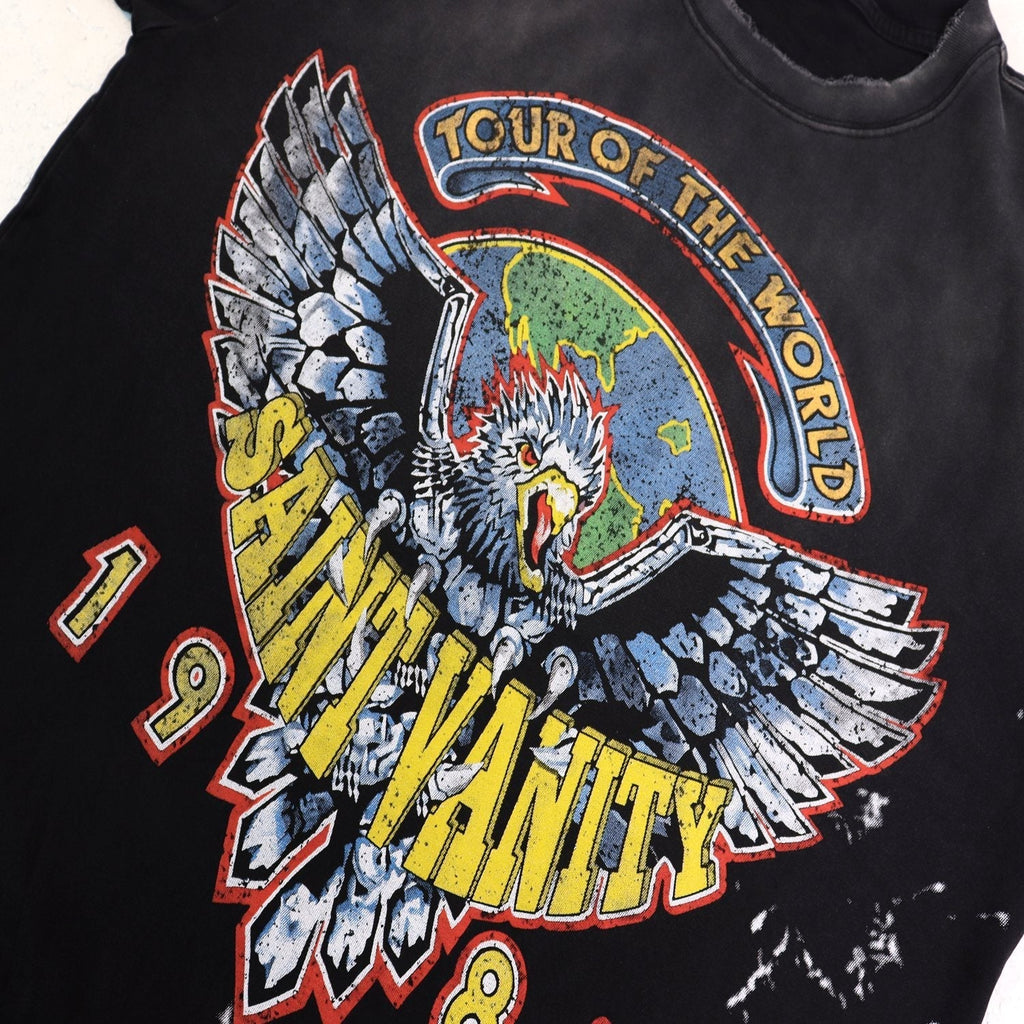 SAINT 1984 Tour Eagle Graphic T-Shirt