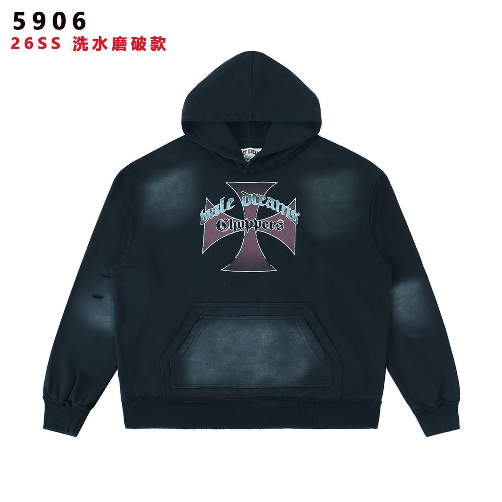 Valley Dreams Choppers Cross Graphic Hoodie