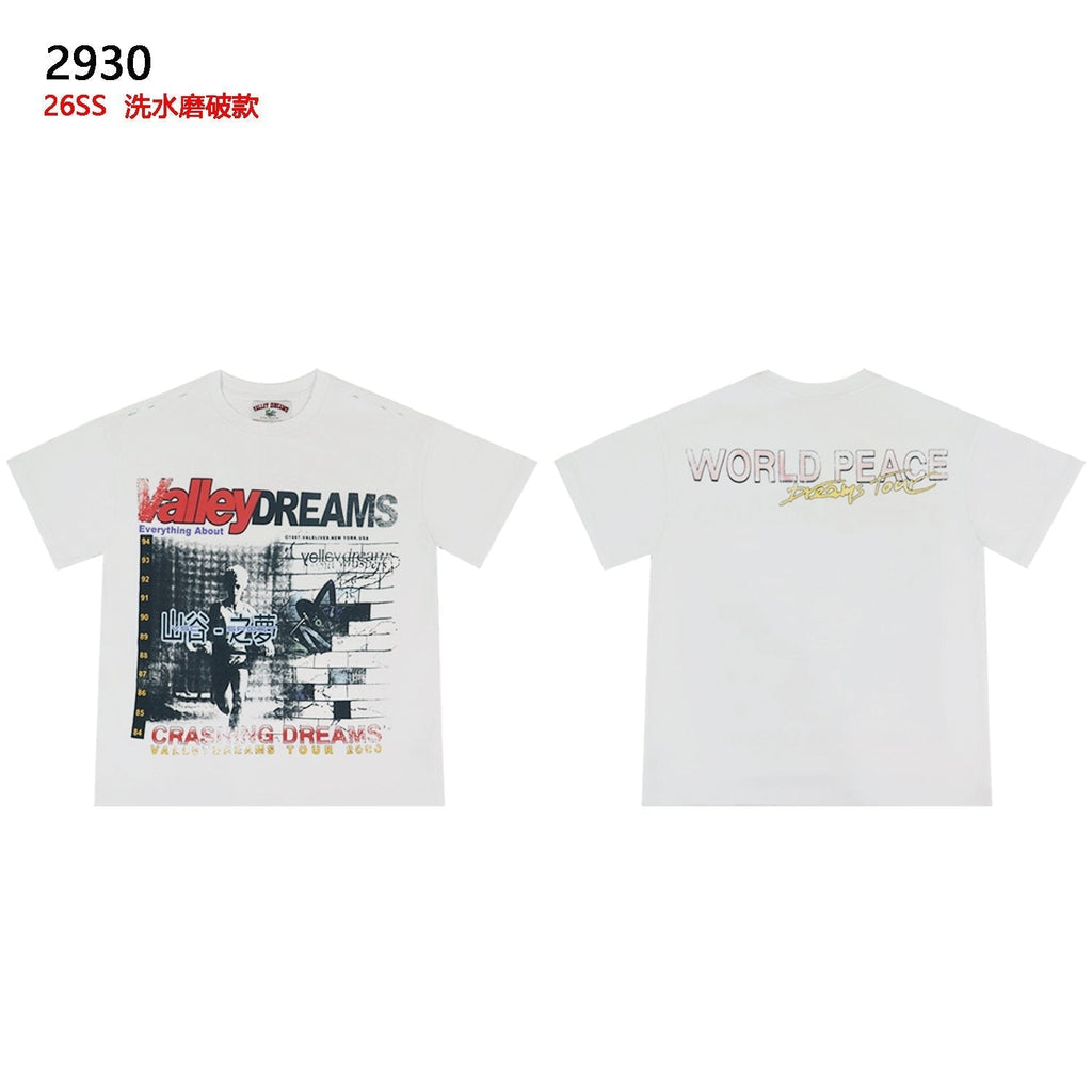 Valley Dreams World Peace Graphic T-Shirt