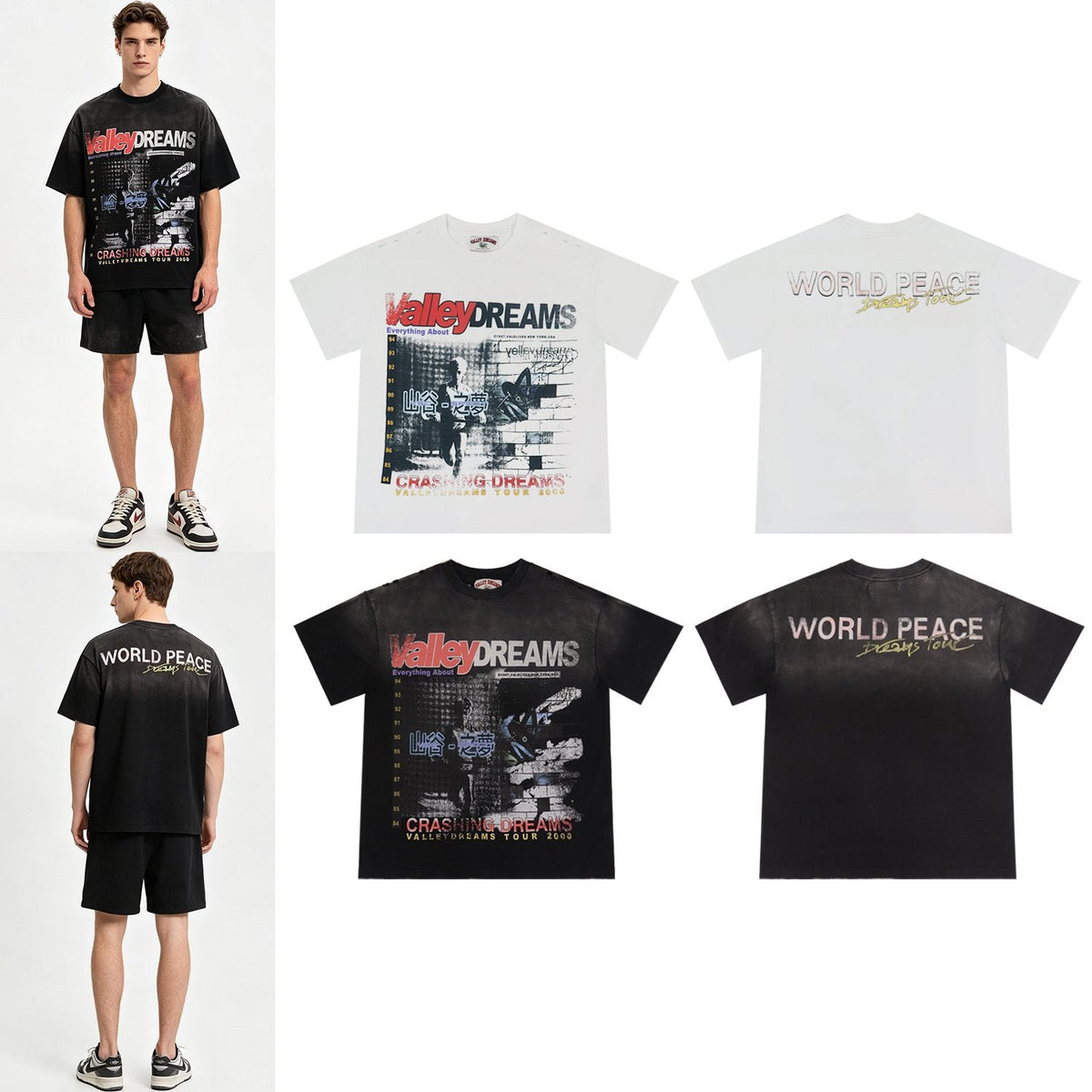 Valley Dreams World Peace Graphic T-Shirt