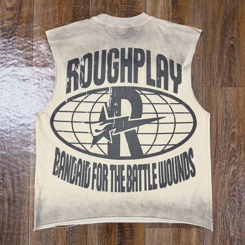 Rough Play Astronaut Graphic Sleeveless T-Shirt