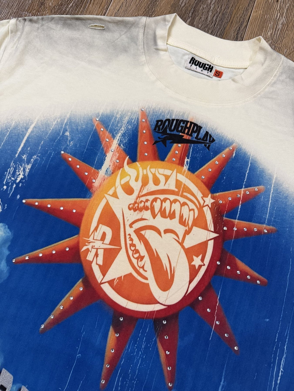 Rough Play Colorful Front & Back Graphic T-Shirt