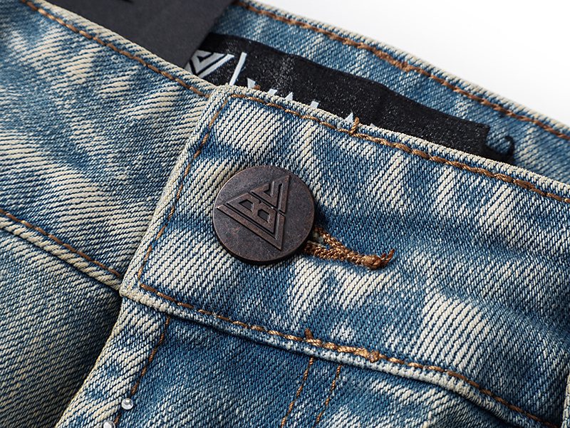VALABASAS Light Blue Embellished Flare Jeans