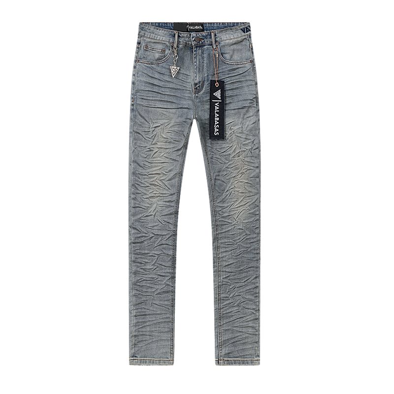 VALABASAS Light Blue Distressed Jeans