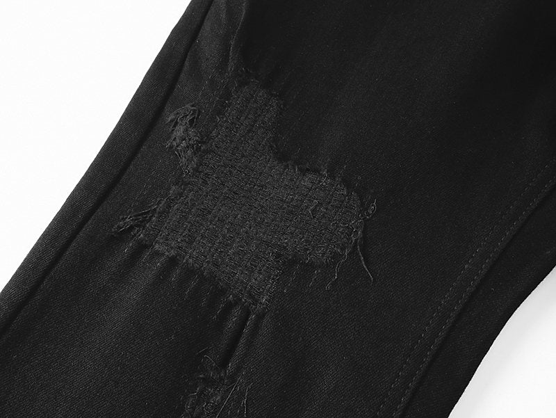 VALABASAS Distressed Flared Jeans