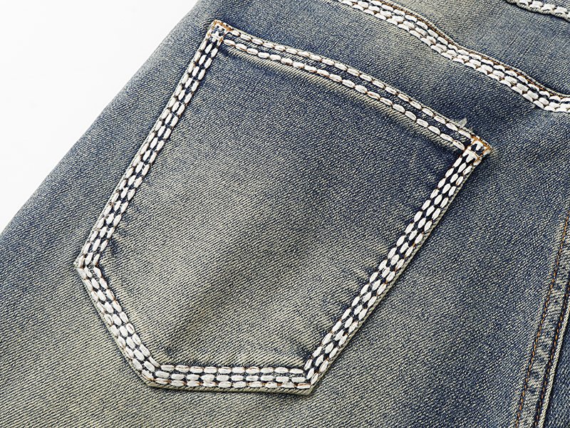 VALABASAS Washed Blue Flared Jeans