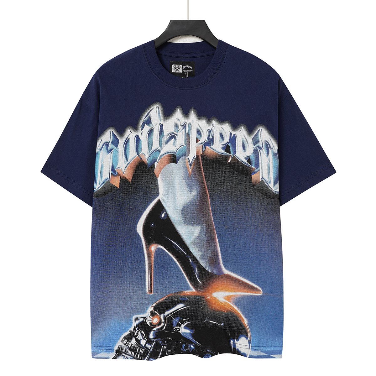 Godspeed High-Heel Skull Graphic T-Shirt
