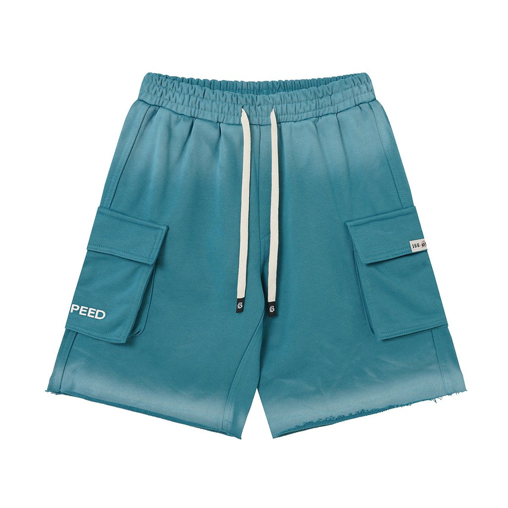 Godspeed Embroidered Cargo Sweat Shorts