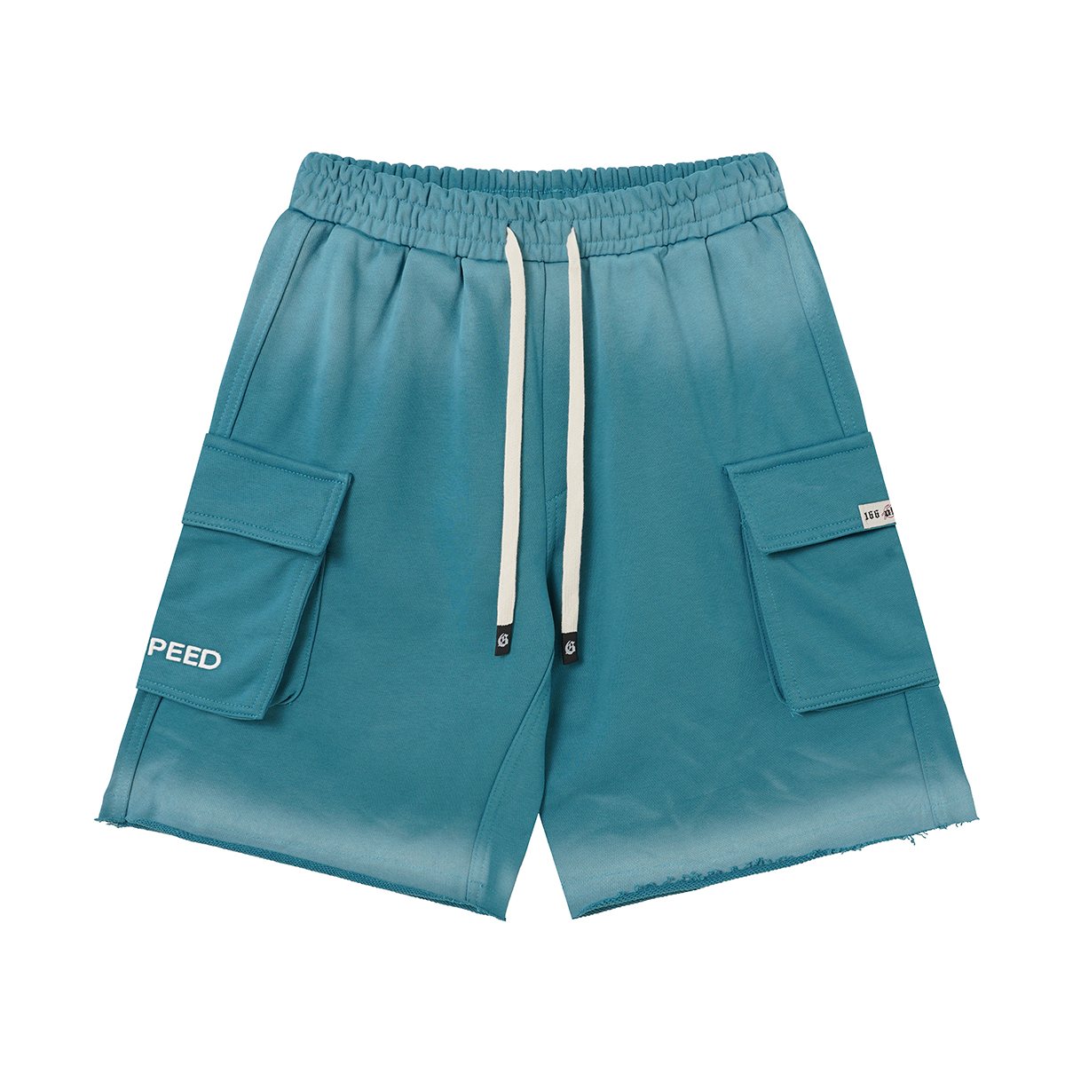 Godspeed Embroidered Cargo Sweat Shorts
