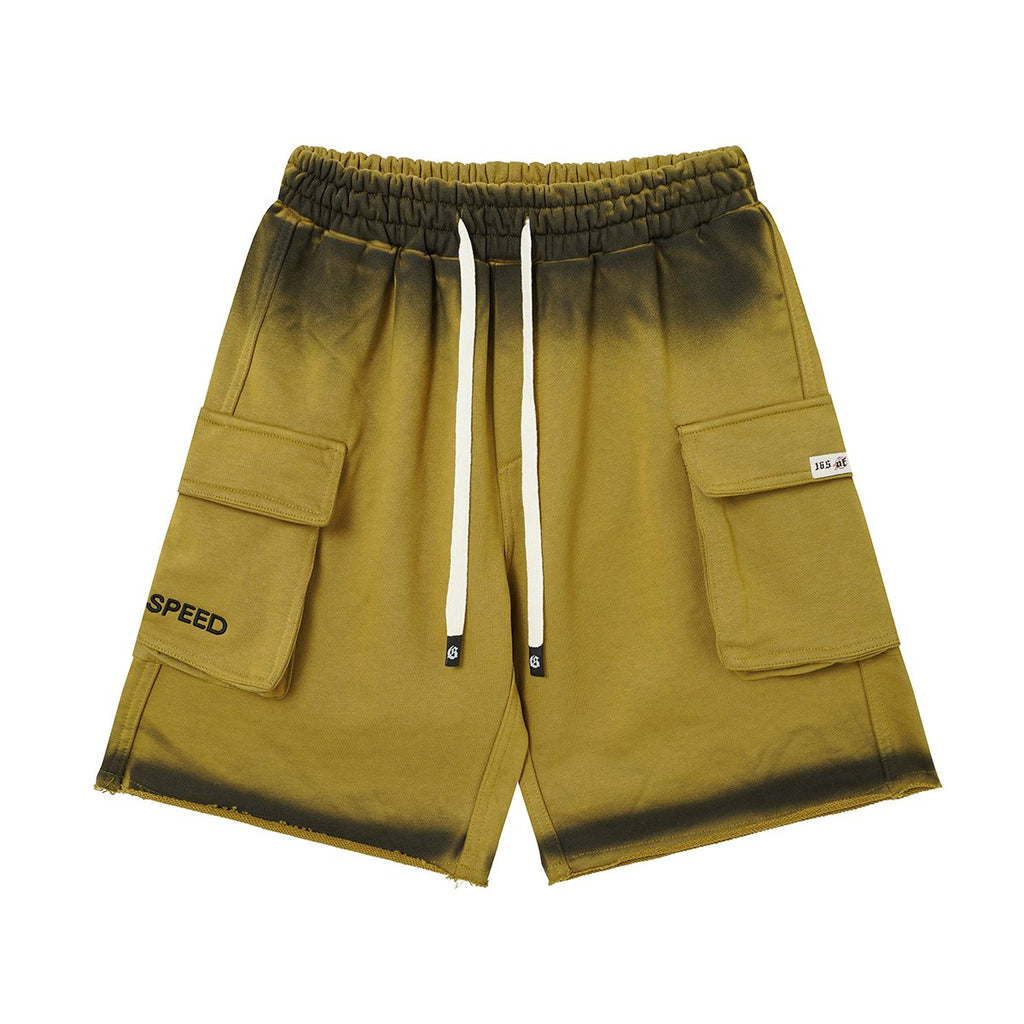 Godspeed Embroidered Cargo Sweat Shorts