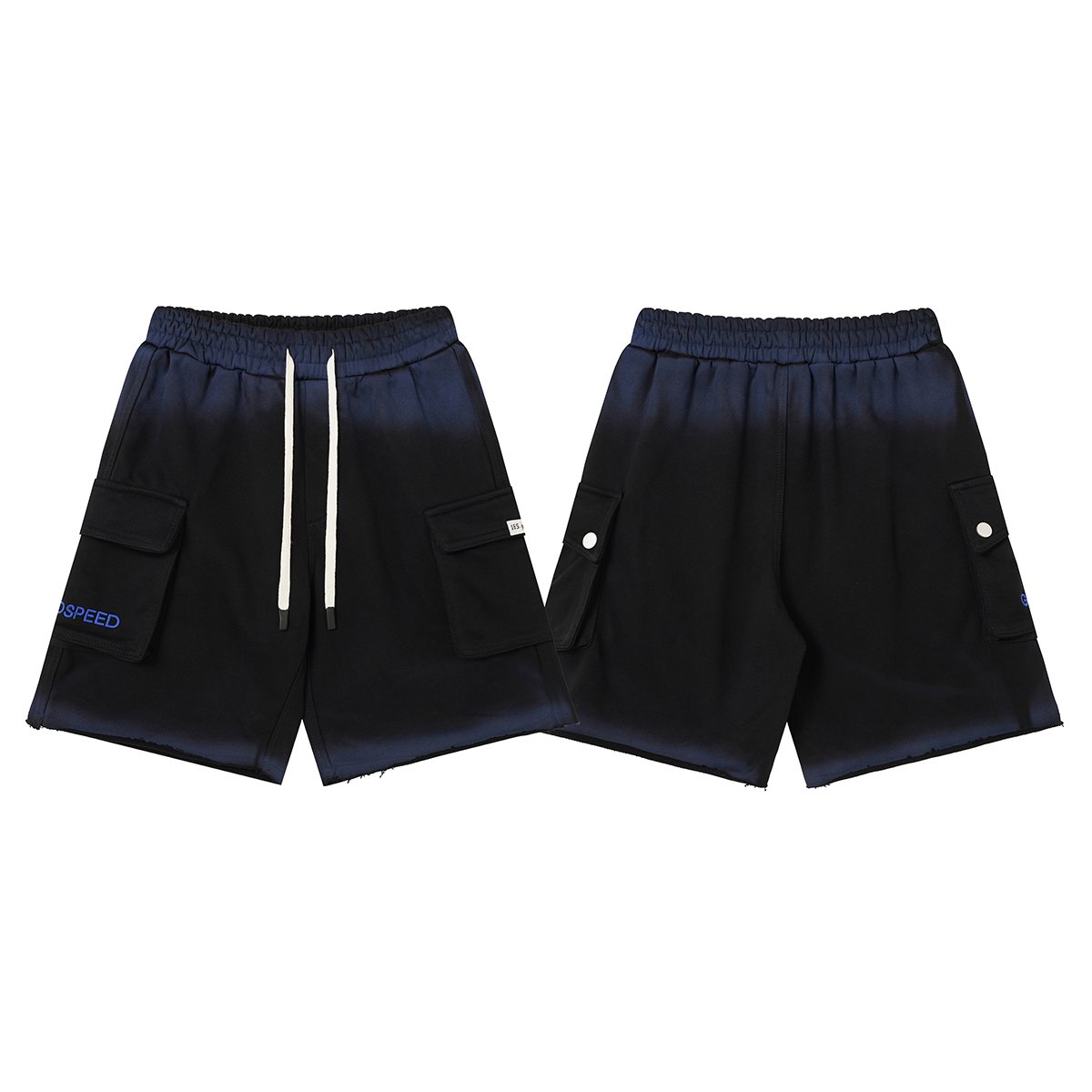 Godspeed Embroidered Cargo Sweat Shorts
