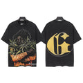 Godspeed Leaf Graphic Washed Black T-Shirt
