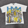 HARMONY City Graphic Contrast-Trim T-Shirt
