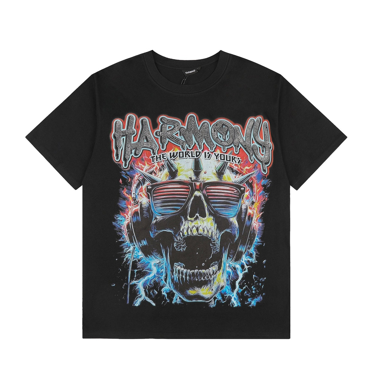HARMONY Skull Graphic Short-Sleeve T-Shirt