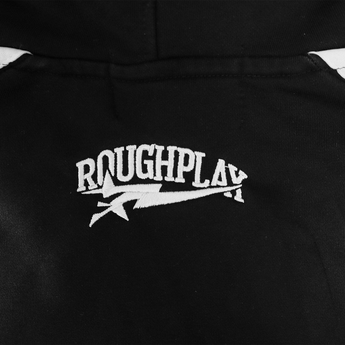 Rough Play Studded Stripe Full-Zip Hoodie