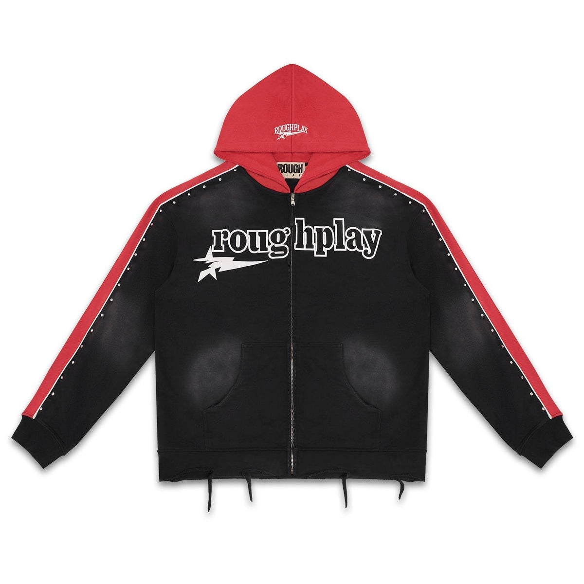 Rough Play Lightning Colorblock Zip Hoodie