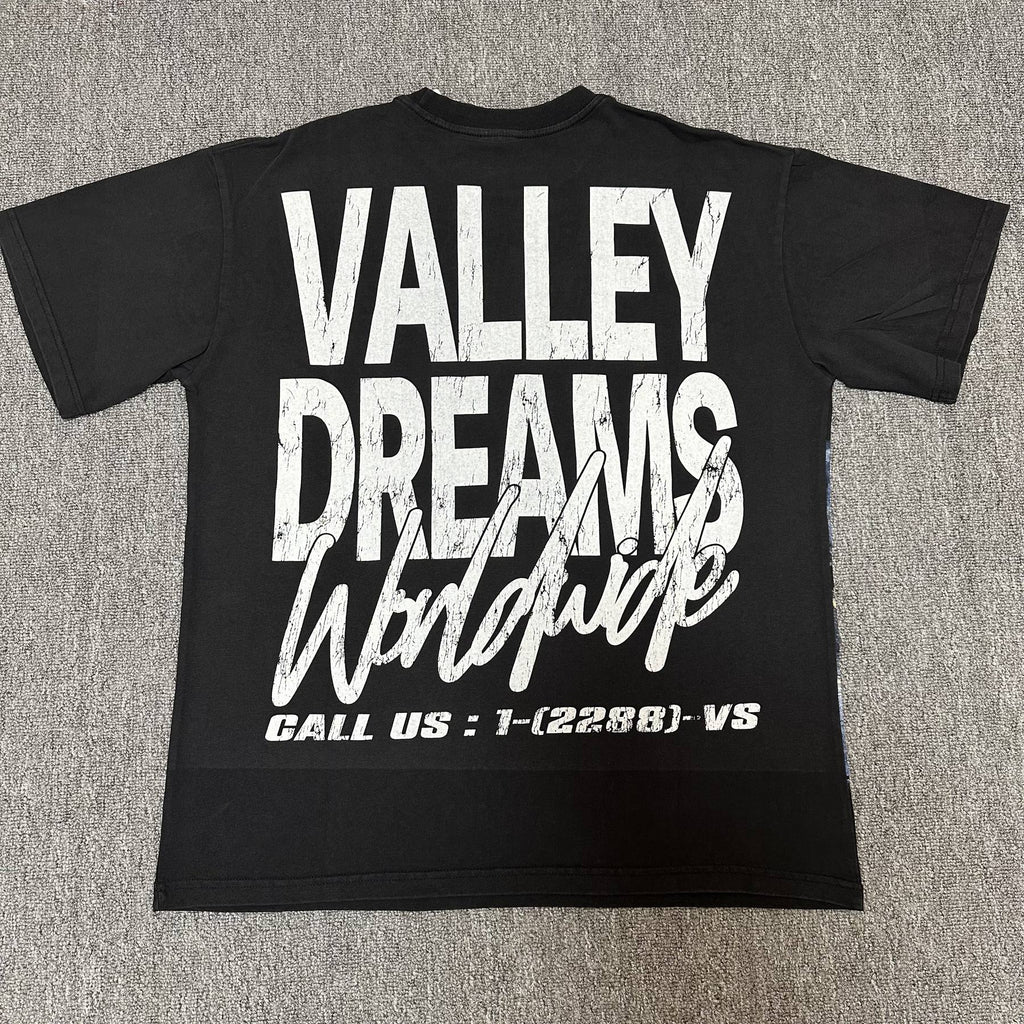 VALE USA Valley Dreams Rhinestone Graphic T-Shirt