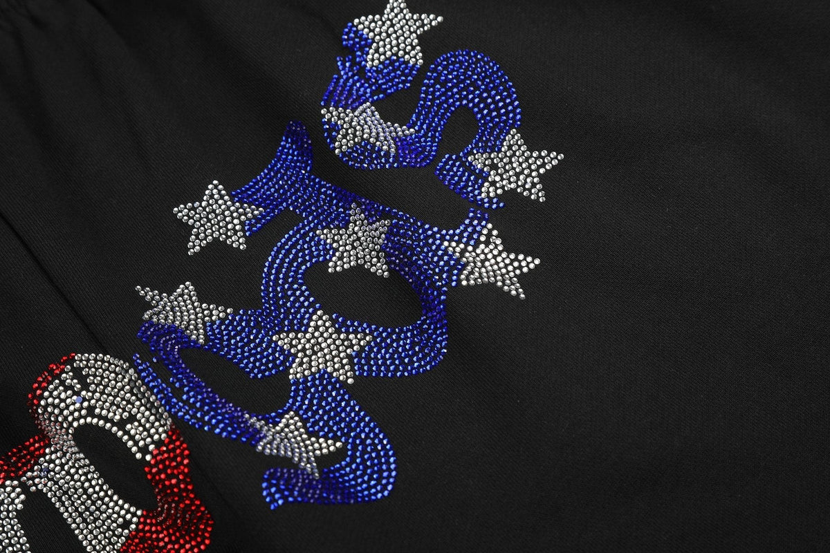 Sp5der Rhinestone Web Graphic Matching Set
