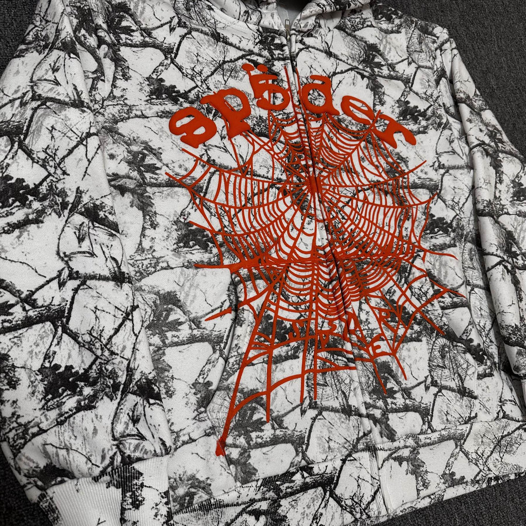 Sp5der Camo Spider Graphic Hoodie & Shorts Set