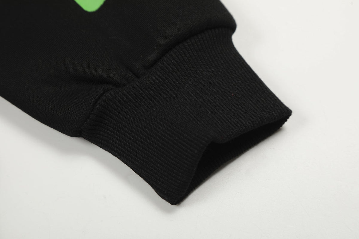 Sp5der Black Spiderweb Zip Hoodie