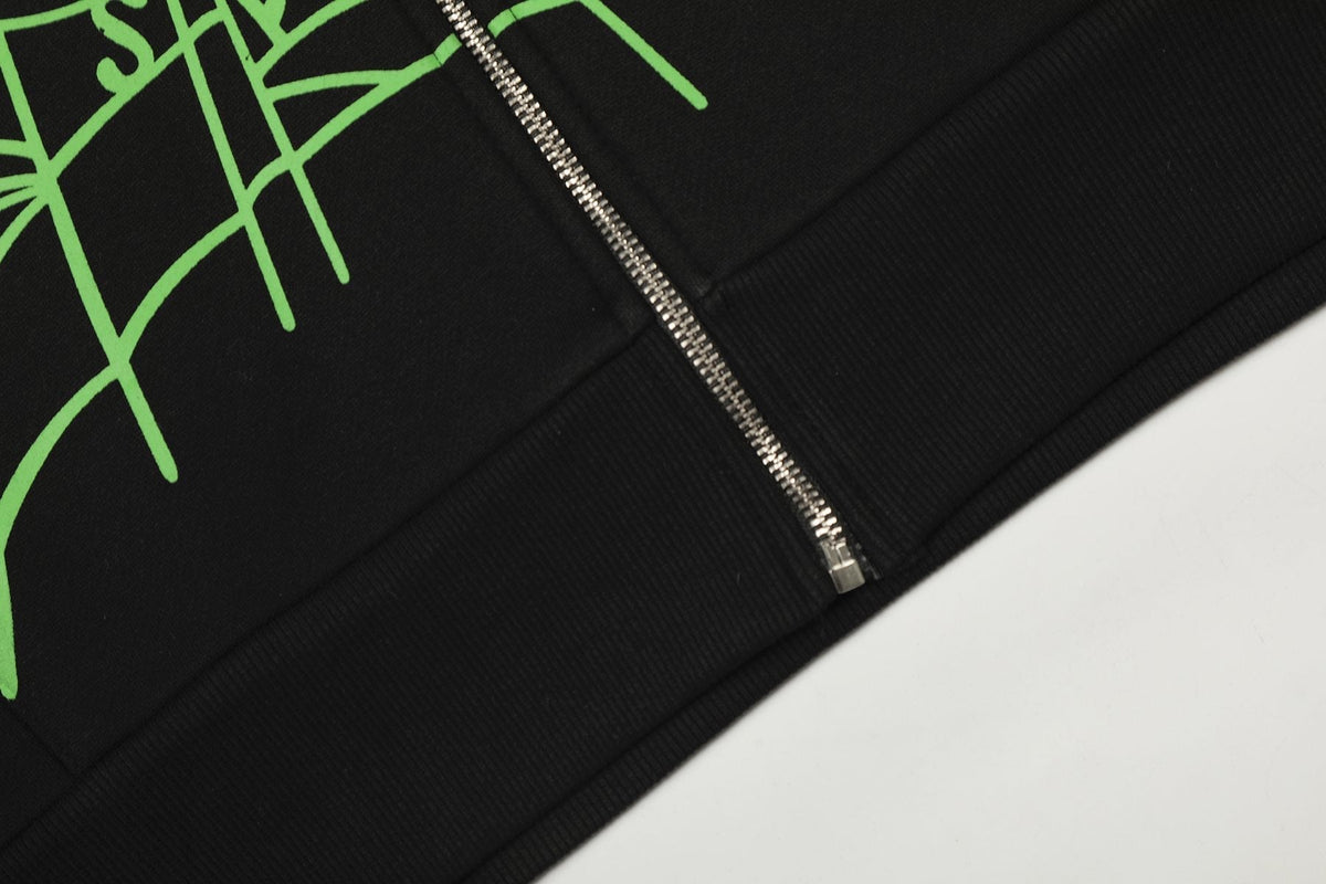 Sp5der Spider-Web Zip Hoodie